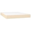 vidaXL &Kappa;&rho;&epsilon;&beta;ά&tau;&iota; Boxspring &mu;&epsilon; &Sigma;&tau;&rho;ώ&mu;&alpha; &Kappa;&rho;&epsilon;&mu; 140x200 &epsilon;&kappa;. &Upsilon;&phi;&alpha;&sigma;&mu;ά&tau;&iota;&nu;&omicron;