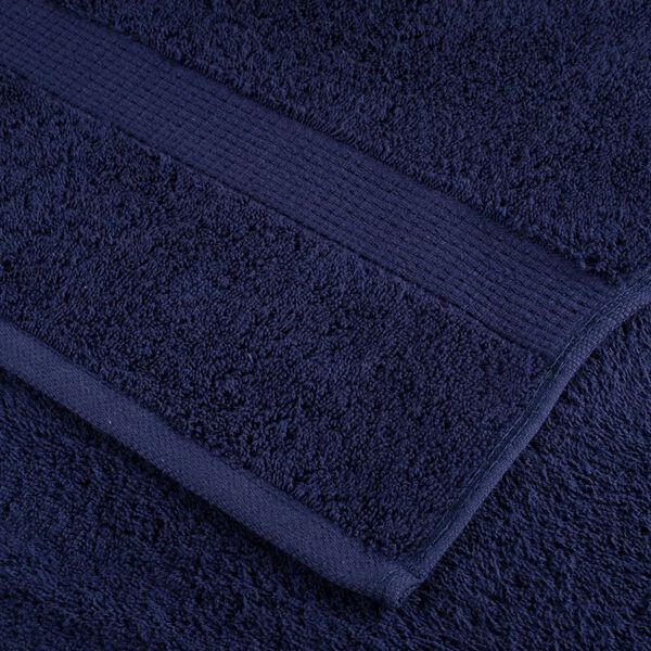 vidaXL Πετσέτες Premium SOLUND 2 Τεμ. Μπλε 100x200εκ. 600γρ/μ²