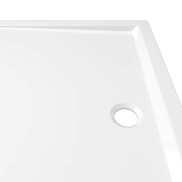 vidaXL Βάση Ντουζιέρας Ορθογώνια Λευκή 70 x 100 εκ. από ABS