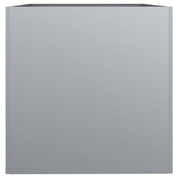 vidaXL Ζαρντινιέρα Ασημί 62x40x39 εκ. από Γαλβανισμένο Χάλυβα