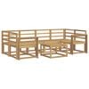 vidaXL &Sigma;&epsilon;&iota;&rho;ά &Kappa;&alpha;&nu;&alpha;&pi;έ &Epsilon;&xi;&omega;&tau;&epsilon;&rho;&iota;&kappa;&omicron;ύ 7 pcs &Lambda;&epsilon;&upsilon;&kappa;ό 59 x 59 x 37 &epsilon;&kappa;