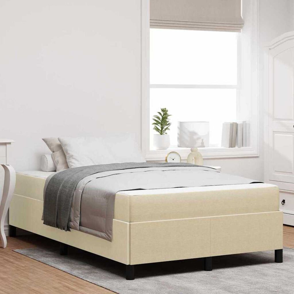 vidaXL Σκελετός Κρεβατιού Ανοιχτό γκρι 120 x 200 cm Βελούδο