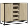 vidaXL Sideboard Sonoma Oak 92x35x76 cm Κατασκευασμένο ξύλο