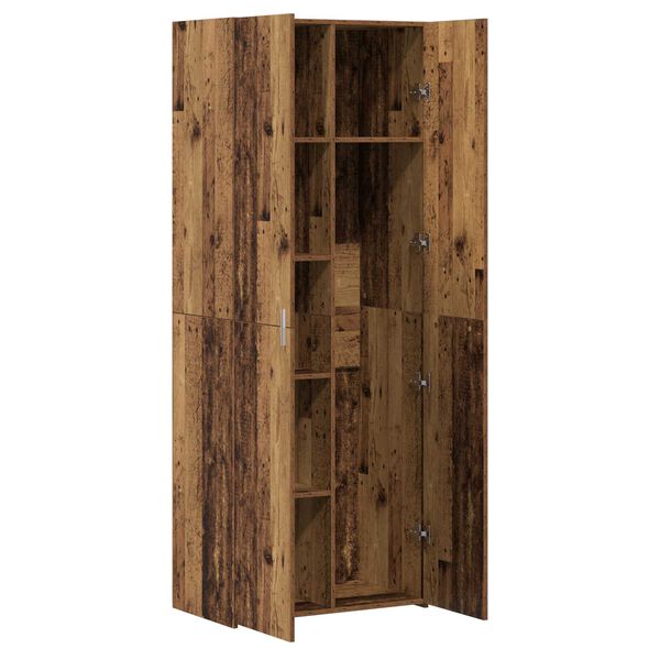 vidaXL Μπουφές Παλιό Ξύλο 70x42.5x185 εκ. Μηχανικό Ξύλο