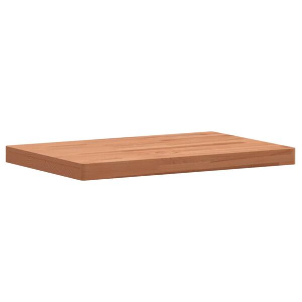 vidaXL Πάγκος Μπάνιου 80 x 40 x 4 εκ. από Μασίφ Ξύλο Οξιάς