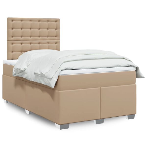vidaXL &Kappa;&rho;&epsilon;&beta;ά&tau;&iota; Boxspring &mu;&epsilon; &Sigma;&tau;&rho;ώ&mu;&alpha; &Kappa;&alpha;&pi;&omicron;&upsilon;&tau;&sigma;ί&nu;&omicron; 120x200&epsilon;&kappa;.&alpha;&pi;ό &Sigma;&upsilon;&nu;&theta;.&Delta;έ&rho;&mu;&alpha;