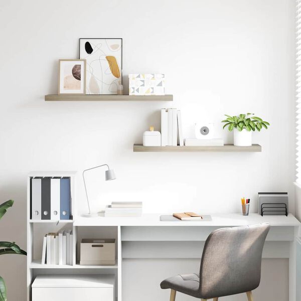 vidaXL &Rho;ά&phi;&iota;&alpha; &Tau;&omicron;ί&chi;&omicron;&upsilon; 2 &tau;&epsilon;&mu;. &Chi;&rho;ώ&mu;&alpha; &Delta;&rho;&upsilon;ό&sigmaf; 90x23,5x3,8 &epsilon;&kappa;. MDF