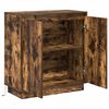 vidaXL Κομοδίνο Καπνιστό Δρύς 71 x 34.5 x 75 εκ. Επεξεργασμένο ξύλο
