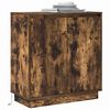 vidaXL Κομοδίνο Καπνιστό Δρύς 71 x 34.5 x 75 εκ. Επεξεργασμένο ξύλο