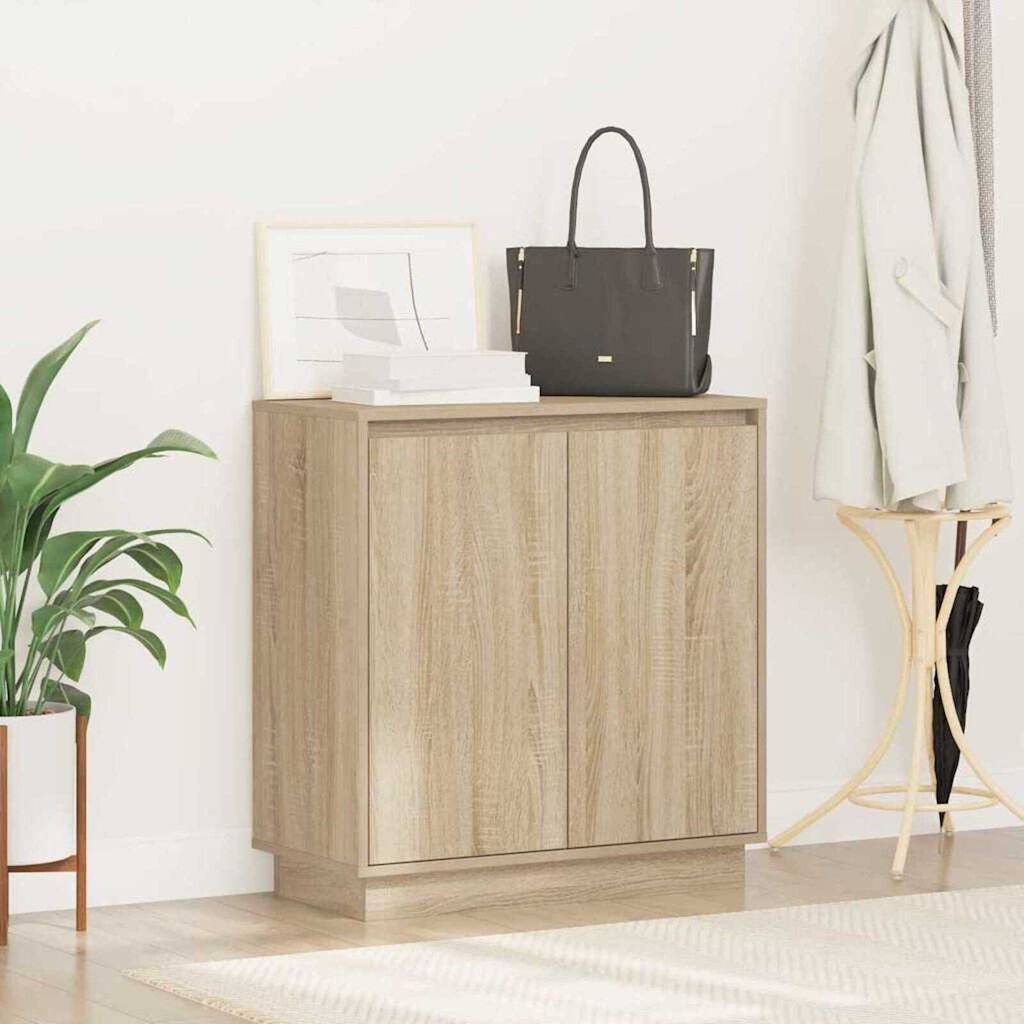 vidaXL Κομοδίνο Δρύς Sonoma 71 x 34.5 x 75 εκ. Επεξεργασμένο ξύλο