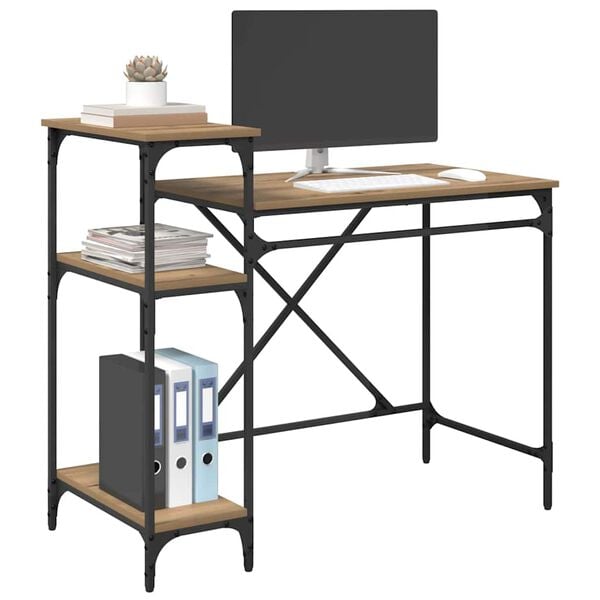 vidaXL &Gamma;&rho;&alpha;&phi;&epsilon;ί&omicron; Artisan Oak 105 x 50 x 90 cm &Epsilon;&pi;&epsilon;&xi;&epsilon;&rho;&gamma;&alpha;&sigma;&mu;έ&nu;&omicron; &xi;ύ&lambda;&omicron;