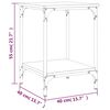 vidaXL Τραπεζάκι Σαλονιού Καφέ Δρυς 40x40x55 εκ. Επεξεργασμένο Ξύλο