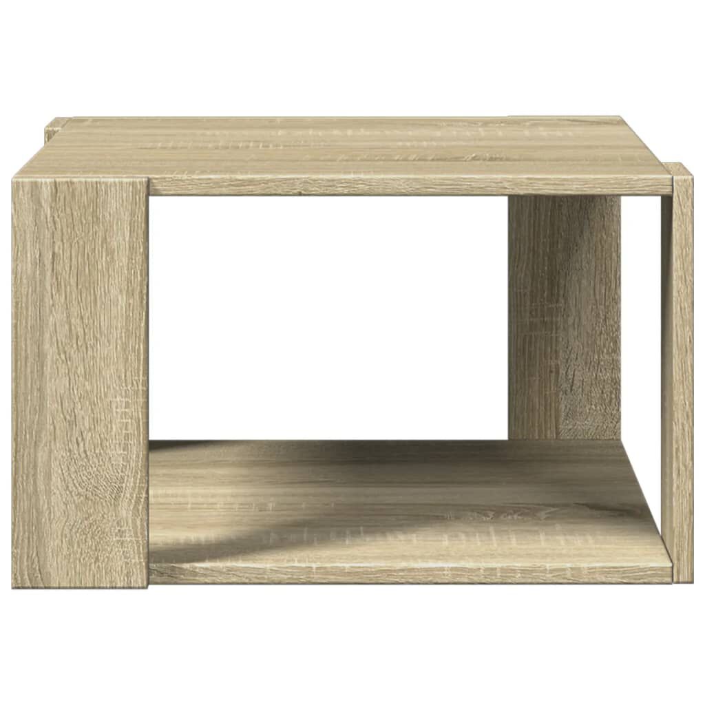 vidaXL Τραπεζάκι Σαλονιού Sonoma Δρυς 51,5x51,5x30 εκ. Επεξεργ. Ξύλο