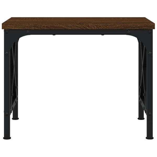 vidaXL Βάση Εκτυπωτή Καφέ Δρυς 40 x 30 x 31 εκ. από Επεξεργασμένο Ξύλο