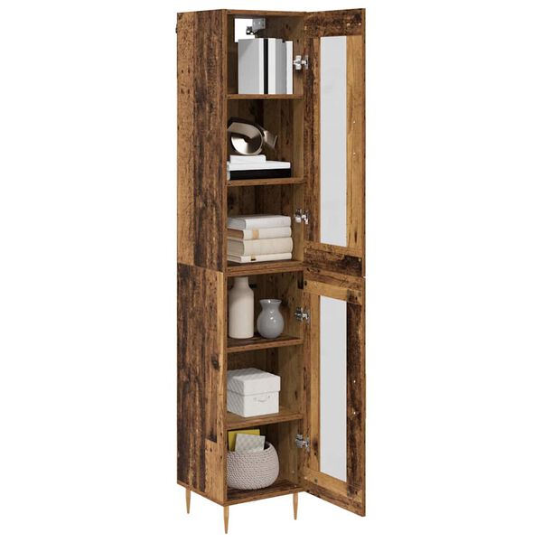 vidaXL Highboard 2 pcs &Pi;&alpha;&lambda;&iota;ό &Xi;ύ&lambda;&omicron; &Gamma;&upsilon;&alpha;&lambda;ί