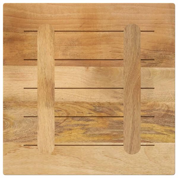 vidaXL Επιφάνεια Τραπεζιού Τετράγωνη 60x60x2,5 εκ. Μασίφ Ξύλο Μάνγκο