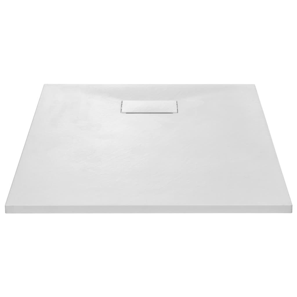 vidaXL Βάση Ντουζιέρας Λευκή 100 x 80 εκ. από SMC