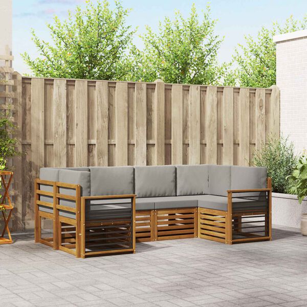 vidaXL &Sigma;&alpha;&lambda;&omicron;&nu;ά&kappa;&iota; &Gamma;&omega;&nu;&iota;&alpha;&kappa;&omicron;ύ &Kappa;&alpha;&nu;&alpha;&pi;έ 6 pcs &Phi;&upsilon;&sigma;&iota;&kappa;ό &kappa;&alpha;&iota; &Alpha;&nu;&omicron;&iota;&chi;&tau;ό &Gamma;&kappa;&rho;&iota;