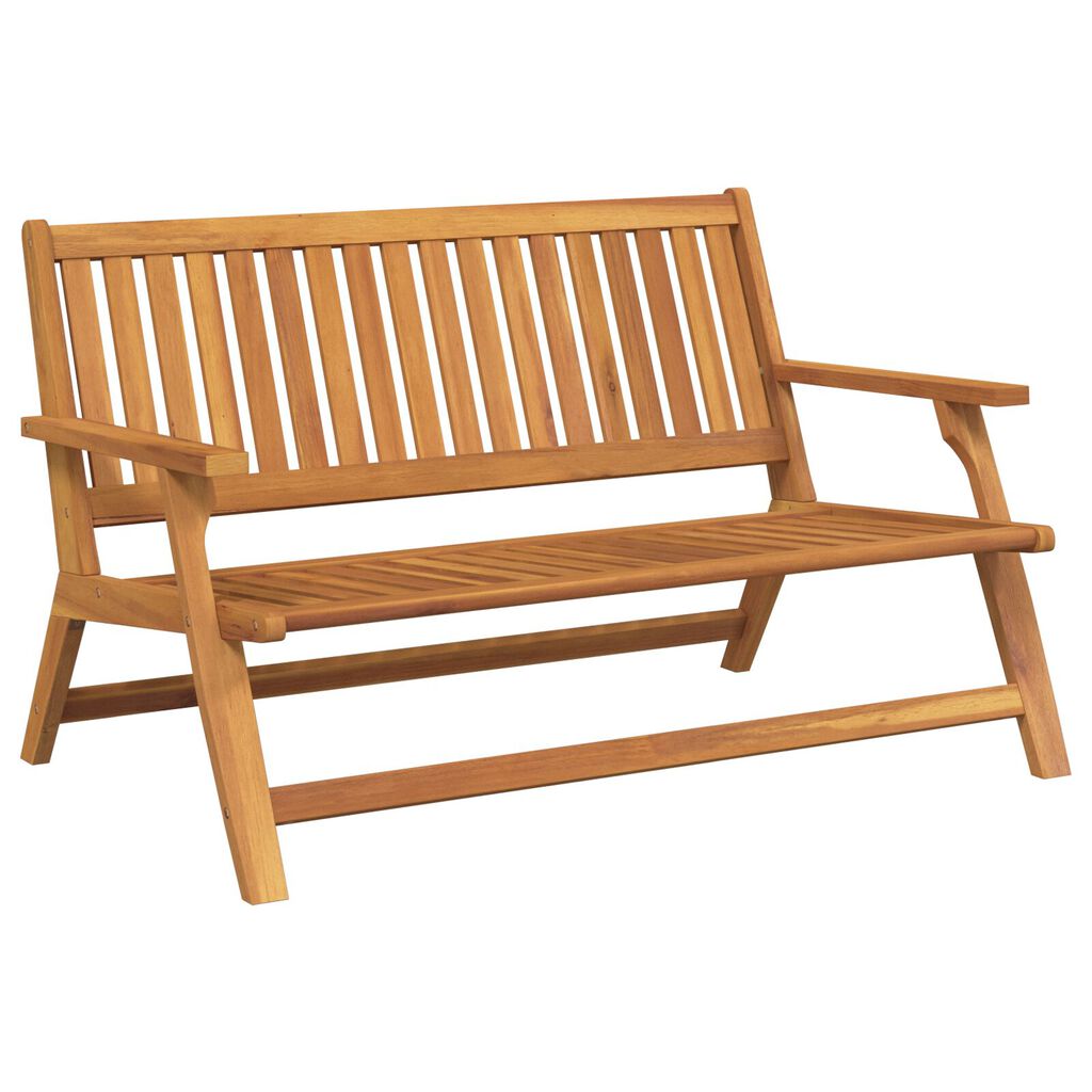 vidaXL Παγκάκι Κήπου 122.5x77x74 εκ. Μασίφ Ξύλο Ακακίας