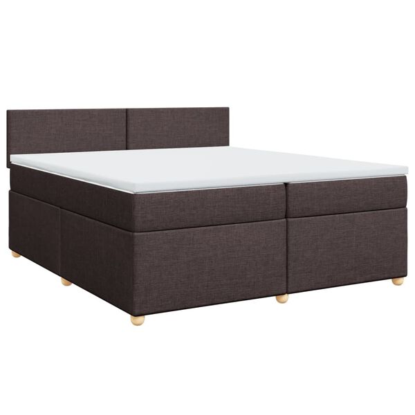 vidaXL &Kappa;&rho;&epsilon;&beta;ά&tau;&iota; Boxspring &mu;&epsilon; &Sigma;&tau;&rho;ώ&mu;&alpha; &Sigma;&kappa;&omicron;ύ&rho;&omicron; &Kappa;&alpha;&phi;έ 200x200 &epsilon;&kappa;. &Upsilon;&phi;&alpha;&sigma;&mu;ά&tau;&iota;&nu;&omicron;