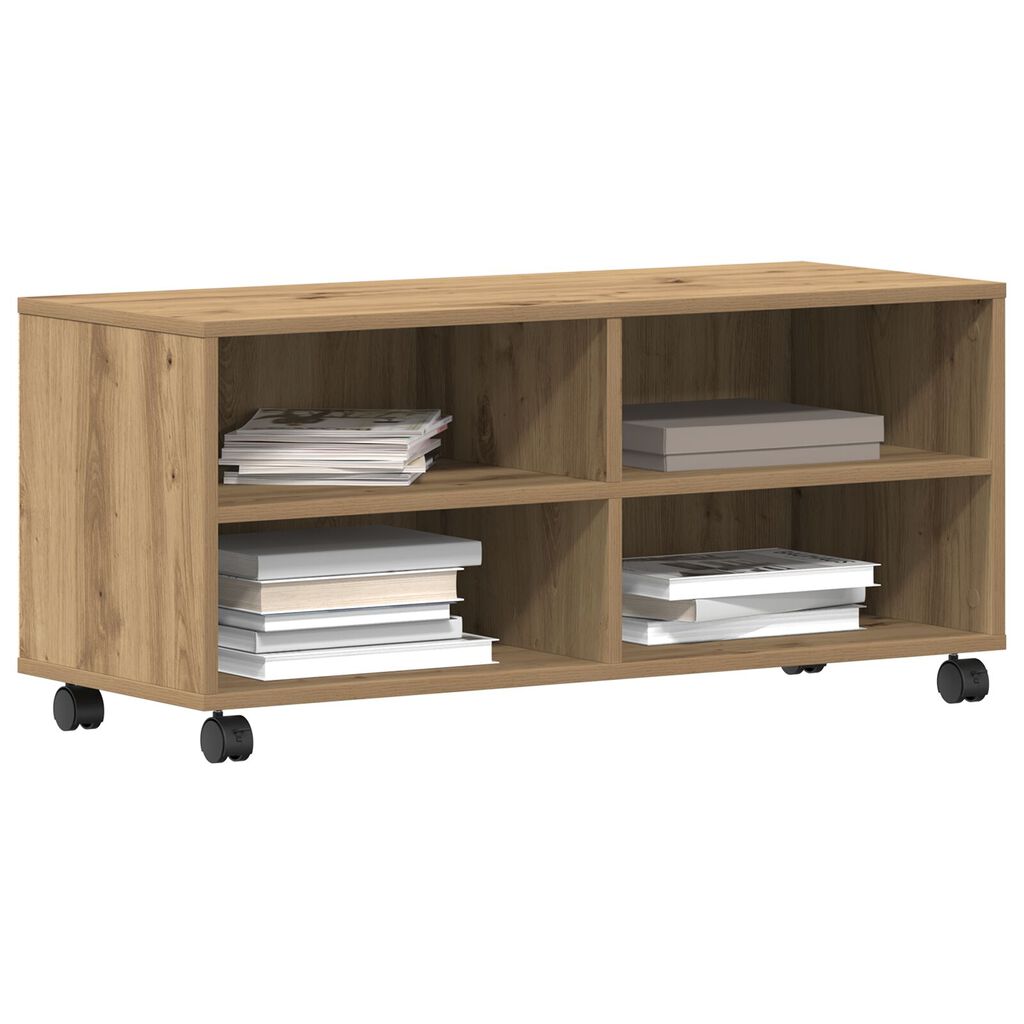 vidaXL Κονσόλα Τηλεόρασης Artisan Oak 90x35x35 εκ. Επεξεργασμένου Ξύλου