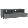 vidaXL Έπιπλο Τηλεόρασης HAMAR Σκ. Γκρι 106x40x40εκ. Μασίφ Ξύλο Πεύκου