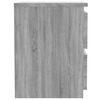 vidaXL Κομοδίνα 2 Τεμ. Γκρι Sonoma 30x30x40 εκ. από Επεξεργασμένο Ξύλο