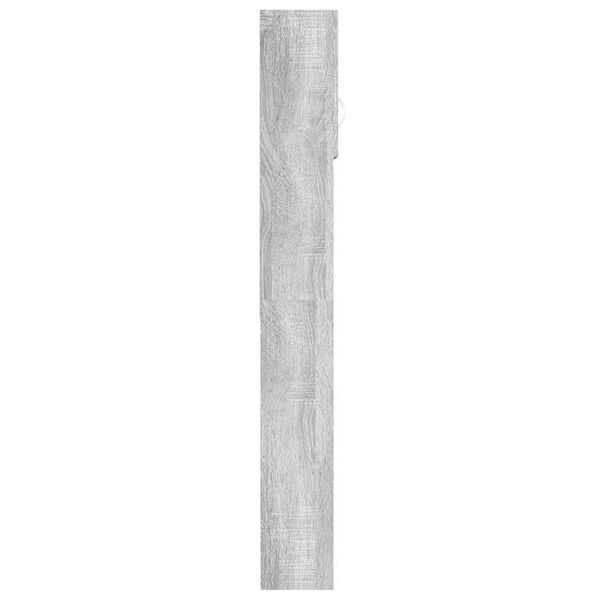 vidaXL Ντουλάπι Πλυντηρίου Γκρι Sonoma 64 x 25,5 x 190 εκ.