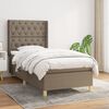 vidaXL &Kappa;&rho;&epsilon;&beta;ά&tau;&iota; Boxspring &mu;&epsilon; &Sigma;&tau;&rho;ώ&mu;&alpha; Taupe 80x200 &epsilon;&kappa;. &Upsilon;&phi;&alpha;&sigma;&mu;ά&tau;&iota;&nu;&omicron;