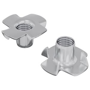 vidaXL &Pi;&rho;&iota;&omicron;&nu;&omega;&tau;ό T-nut 2 pcs &Alpha;&sigma;&eta;&mu;ί M6 &chi;&iota;&lambda;. &Alpha;&tau;&sigma;ά&lambda;&iota;