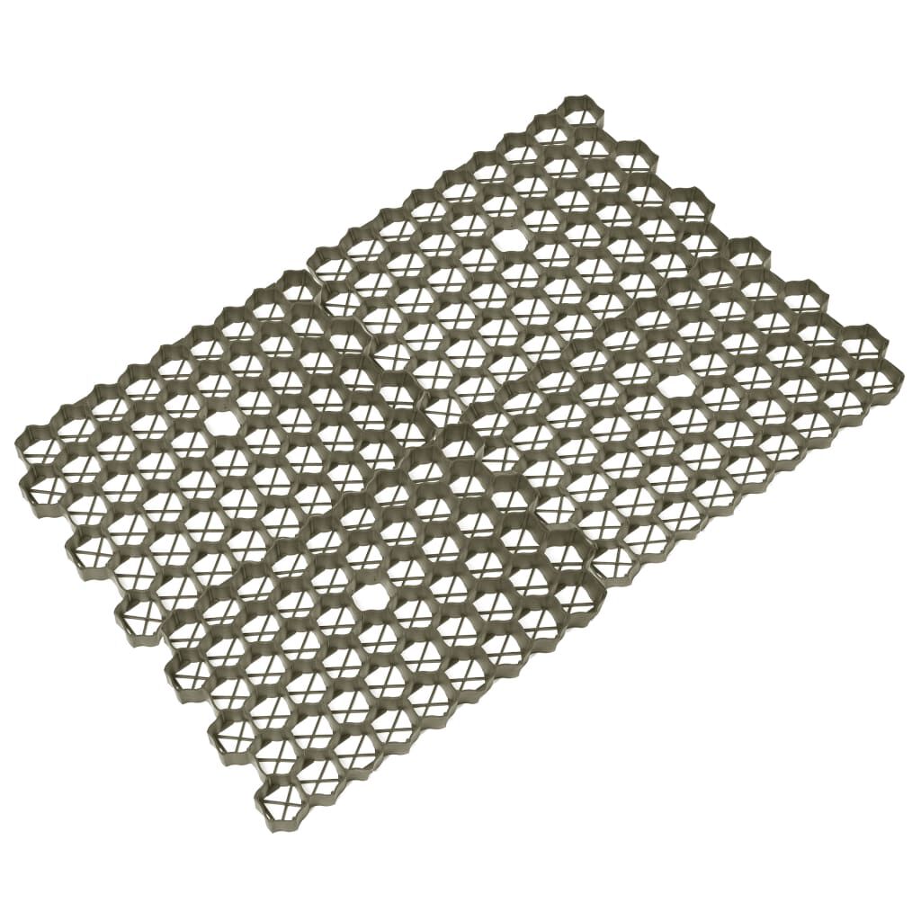 vidaXL Πλέγμα Γκαζόν 16 τεμ. Πράσινο 60 x 40 x 3 εκ. Πλαστικό