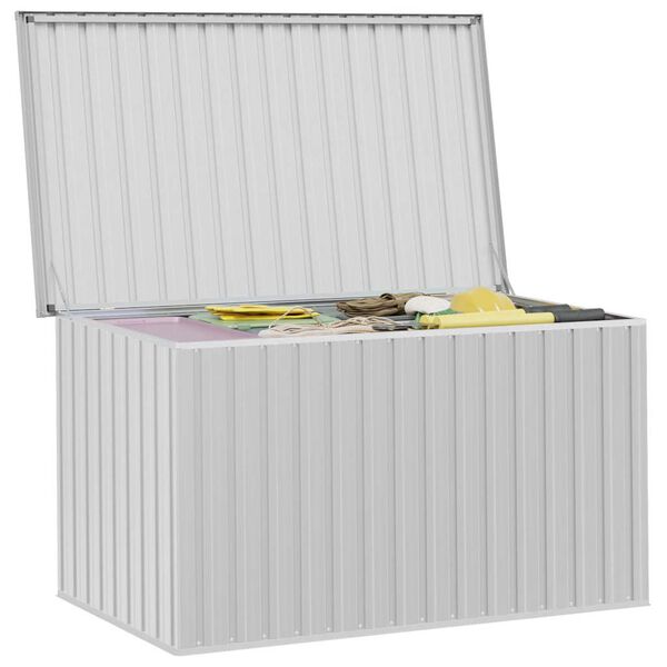 vidaXL Μπαούλο Αποθήκευσης Κήπου Γκρι 171 x 99 x 93 εκ.