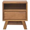vidaXL Κομοδίνο 40 x 30 x 45 εκ. από Μασίφ Ξύλο Teak