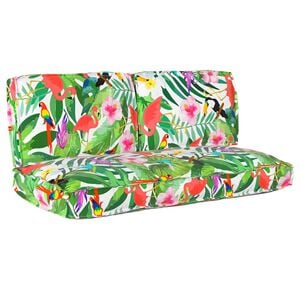 vidaXL &Sigma;&epsilon;&tau; &mu;&alpha;&xi;&iota;&lambda;&alpha;&rho;&iota;ώ&nu; Floral 3 pcs &Pi;&omicron;&lambda;ύ&chi;&rho;&omega;&mu;&omicron; Ύ&phi;&alpha;&sigma;&mu;&alpha; Ό&xi;&phi;&omicron;&rho;&nu;&tau;