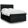vidaXL &Kappa;&rho;&epsilon;&beta;ά&tau;&iota; Boxspring &mu;&epsilon; &Sigma;&tau;&rho;ώ&mu;&alpha; &Mu;&alpha;ύ&rho;&omicron; 140x200 &epsilon;&kappa;. &Upsilon;&phi;&alpha;&sigma;&mu;ά&tau;&iota;&nu;&omicron;