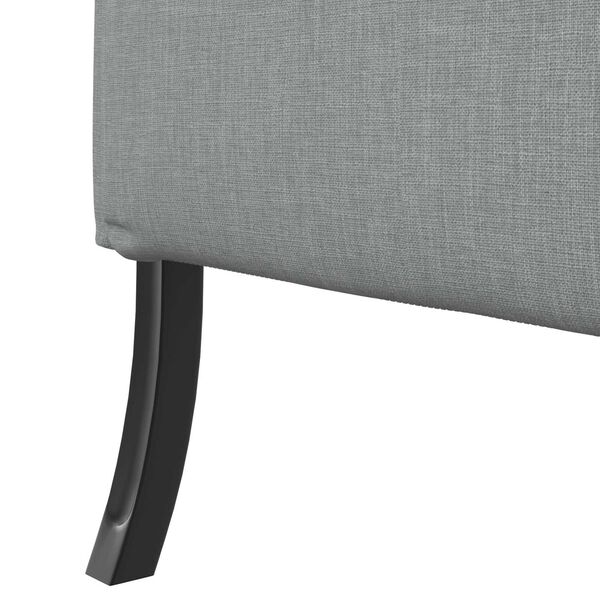 vidaXL Καναπές με ψηλή πλάτη Ανοιχτό γκρι 109x56x121 cm Ύφασμα