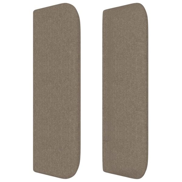 vidaXL Κεφαλάρι με Πτερύγια Taupe 83x16x78/88 εκ. Υφασμάτινο