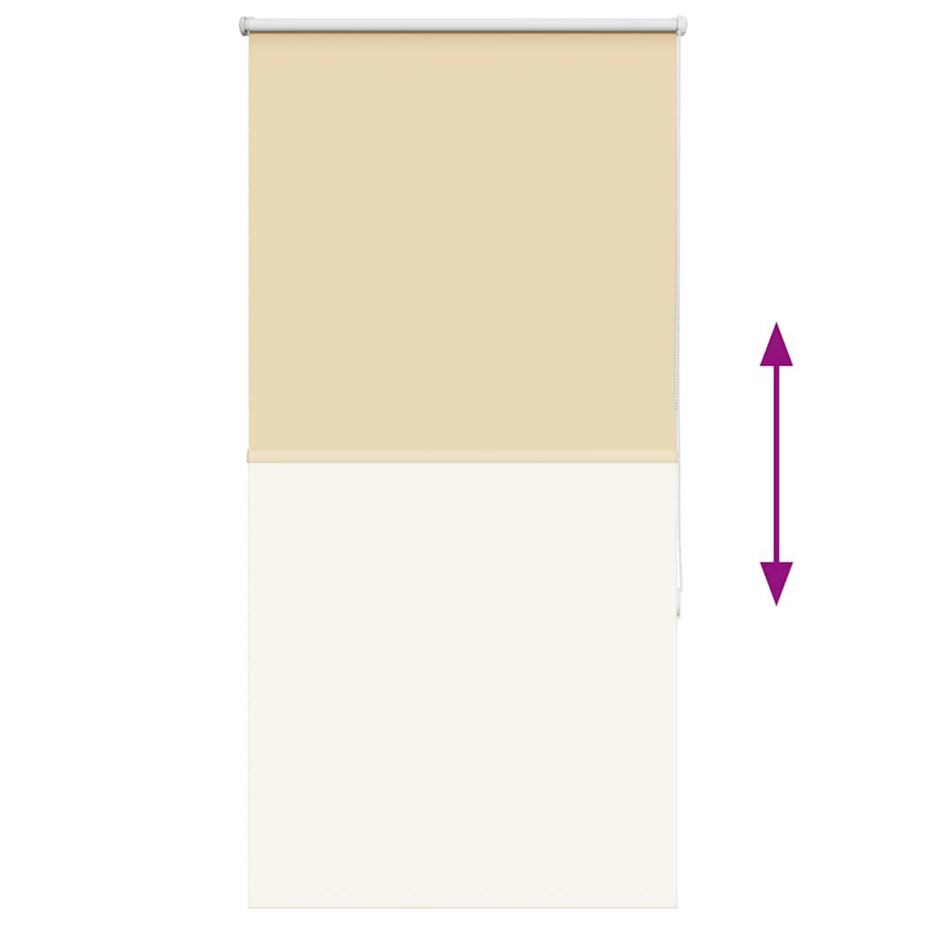 vidaXL Ρολέρ Μπλακάουτ Μπεζ 80x130 cm Πλάτος υφάσματος 75,7 cm