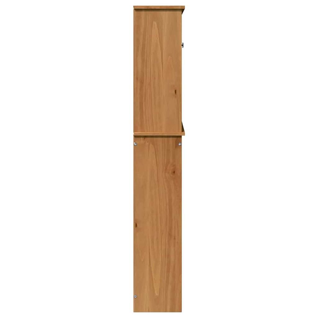 vidaXL Ντουλάπα Πλυντηρίου με ράφι VIGO καφέ μελί 72.5 x 27 x 161 εκ