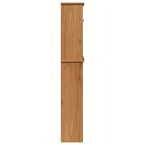 vidaXL Ντουλάπα Πλυντηρίου με ράφι VIGO καφέ μελί 72.5 x 27 x 161 εκ