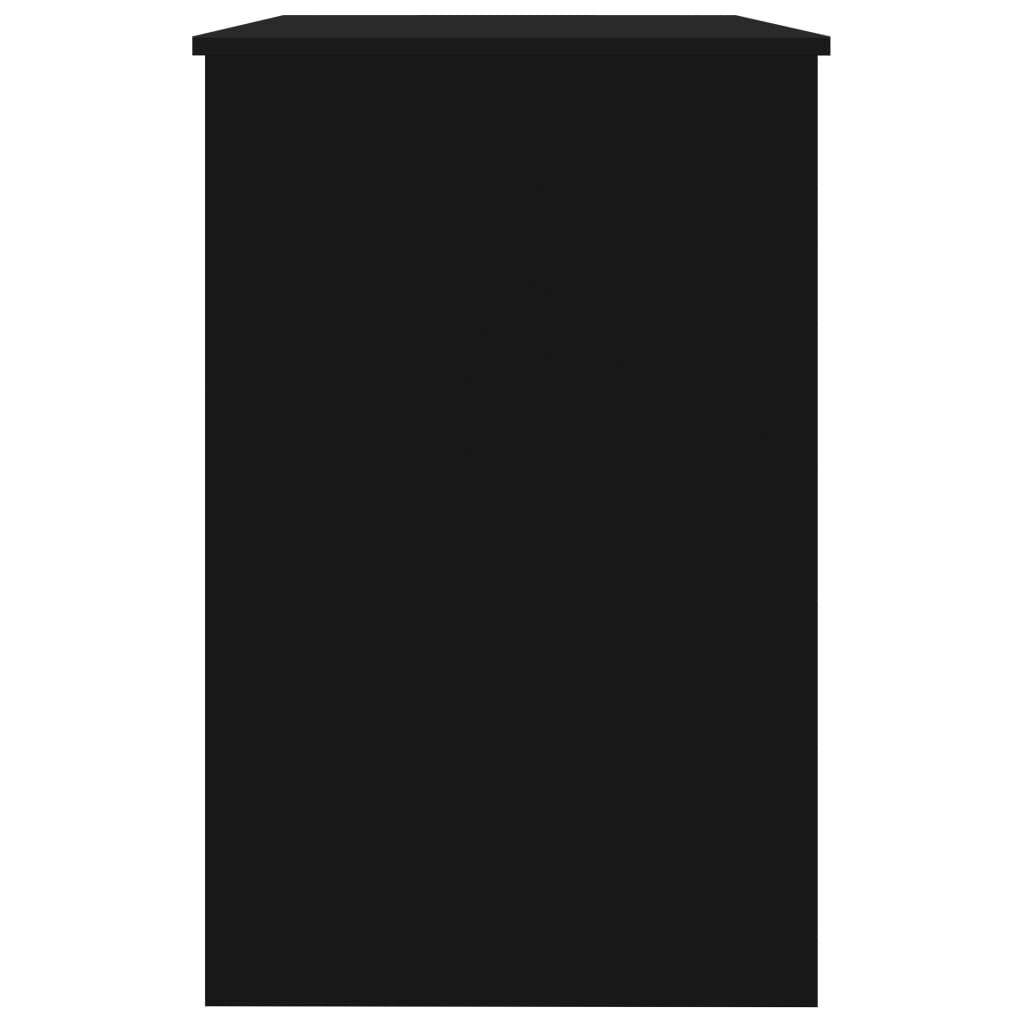 vidaXL Γραφείο Μαύρο 100 x 50 x 76 εκ. από Επεξ. Ξύλο