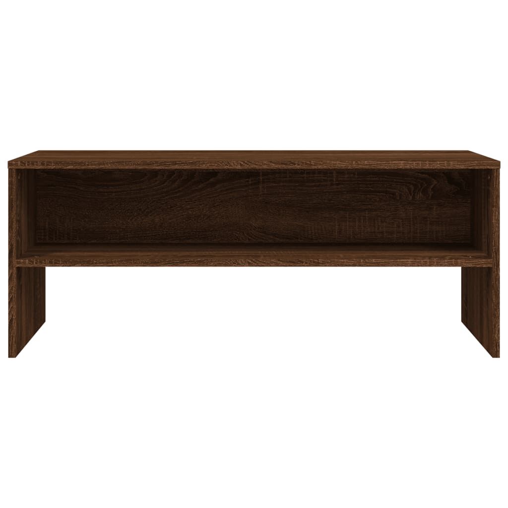 vidaXL Έπιπλο Τηλεόρασης Καφέ Δρυς 100x40x40 εκ. Επεξεργασμένο Ξύλο