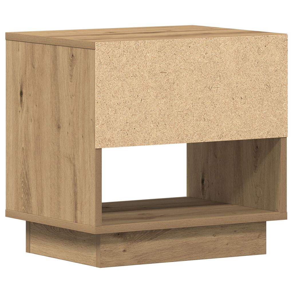 vidaXL Κομοδίνο 2 τεμ Καρυδί 45x34x47 εκ Ξύλο Γεννητριών