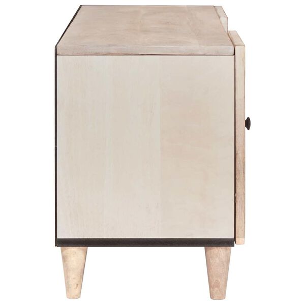 vidaXL &Mu;&omicron;&nu;ά&delta;&epsilon;&sigmaf; TV &mu;&epsilon; &rho;ά&phi;&iota; &Lambda;&epsilon;&upsilon;&kappa;ό 105 x 33 x 46 &epsilon;&kappa;. &Epsilon;&pi;&epsilon;&xi;&epsilon;&rho;&gamma;&alpha;&sigma;&mu;έ&nu;&omicron; &xi;ύ&lambda;&omicron;