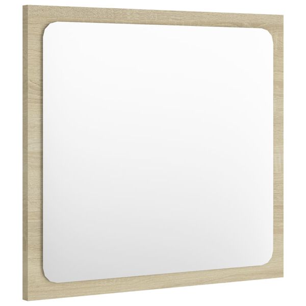 vidaXL Καθρέφτης Μπάνιου Sonoma Δρυς 40 x 1,5 x 37 εκ. από Μοριοσανίδα