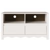 vidaXL Τηλεοπτική Βάση με συρτάρι Drammen Λευκό 99 x 43 x 55 εκ.