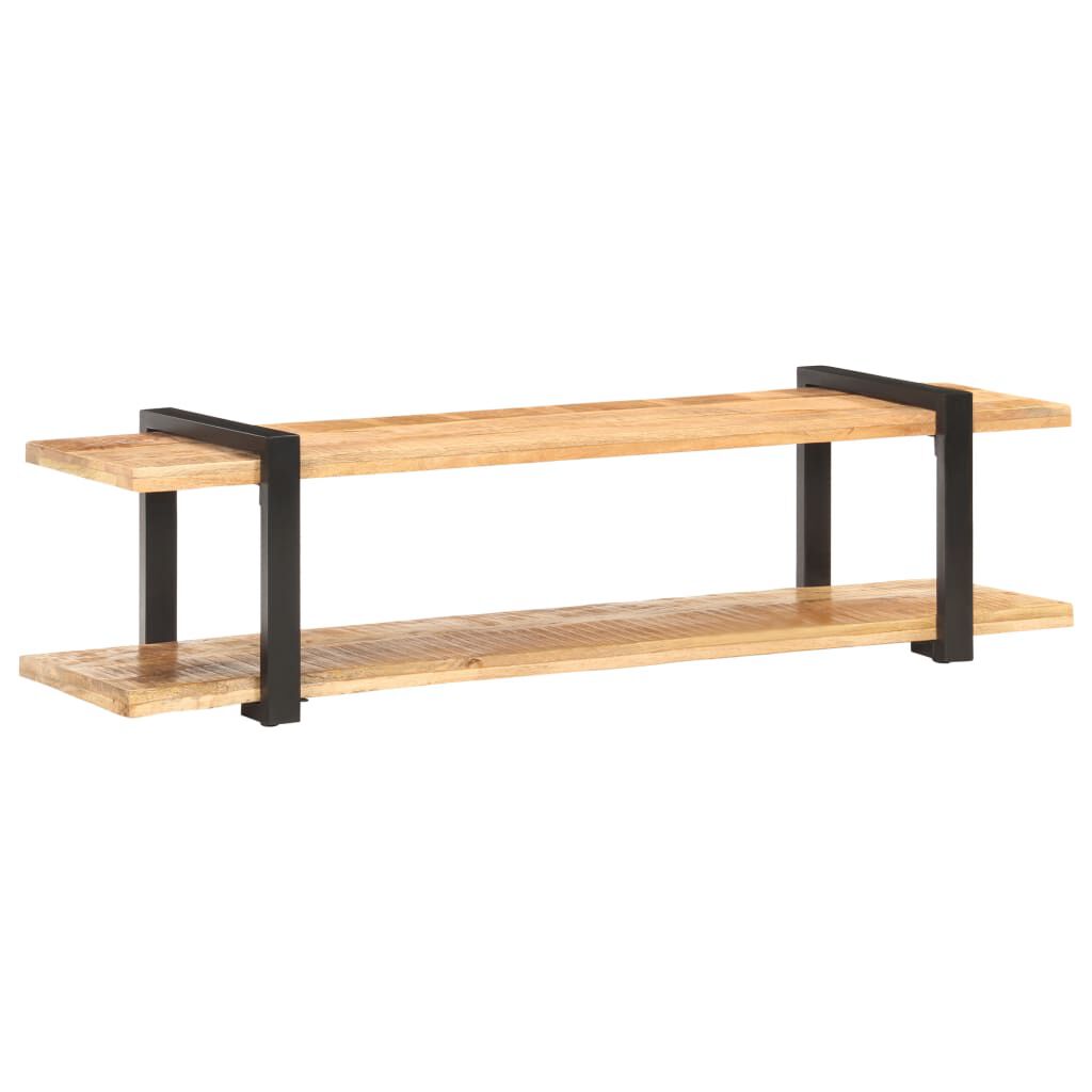 vidaXL Έπιπλο Τηλεόρασης 160x40x40 εκ. Μασίφ Ακατέργαστο Ξύλο Μάνγκο