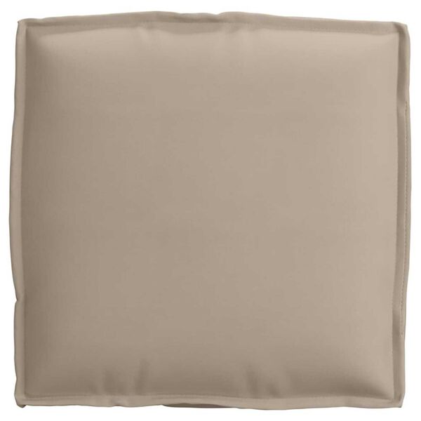 vidaXL Μαξιλάρι παλέτας για κάθισμα 4 pcs Taupe 40 x 40 x 8 εκ.
