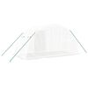 vidaXL Θερμοκήπιο με Ατσάλινο Πλαίσιο Λευκό 8 μ² 4 x 2 x 2 μ.