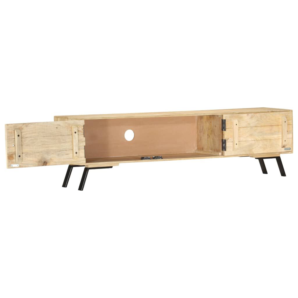 vidaXL Έπιπλο Τηλεόρασης 140 x 30 x 40 εκ. από Μασίφ Ξύλο Μάνγκο